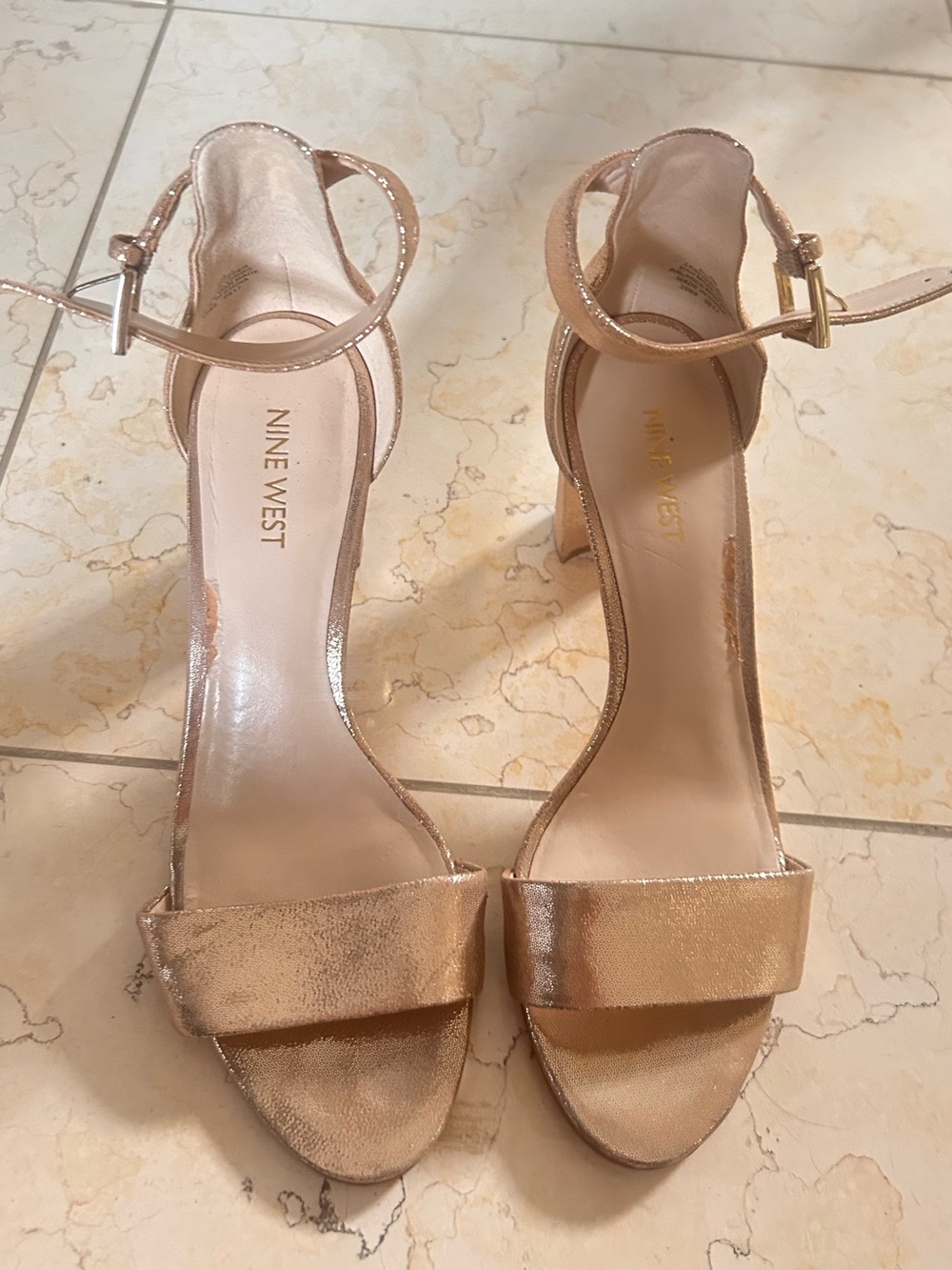 Gold heels